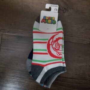 Nintendo Super Mario 5 pack ankle socks